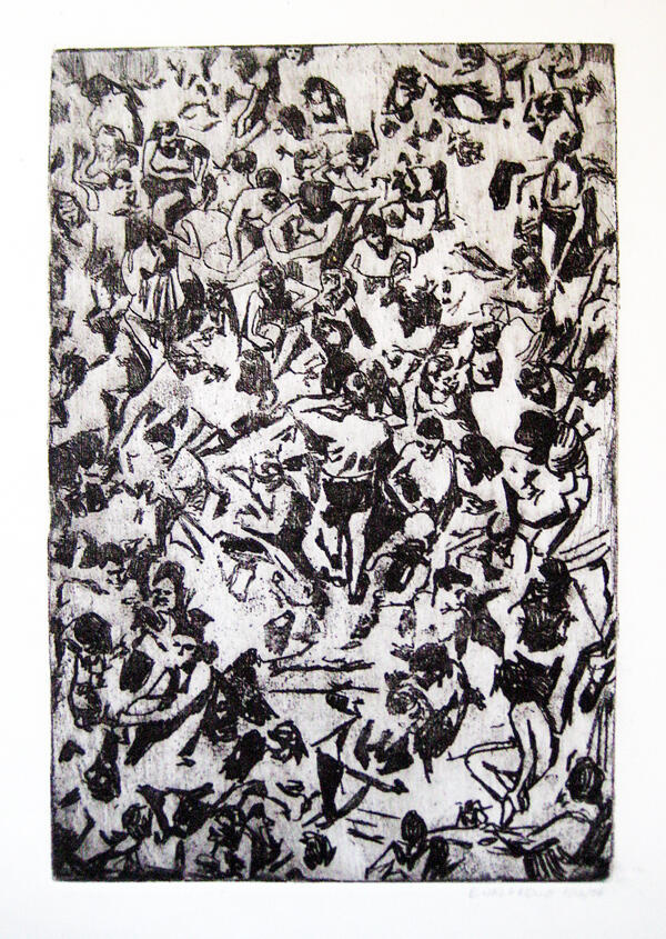 Etching on Paper 8.5 x 11"